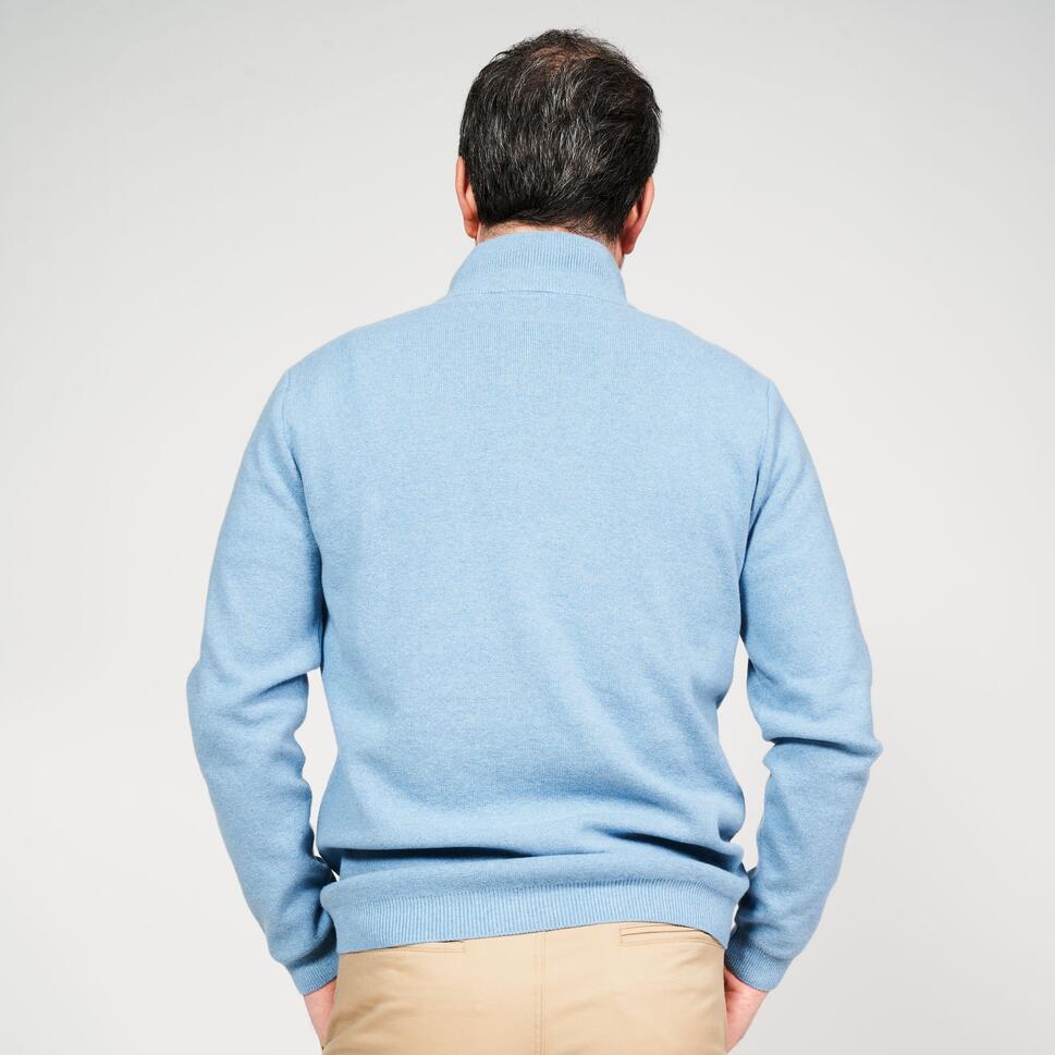 Sweter do golfa męski MW500 z półgolfem