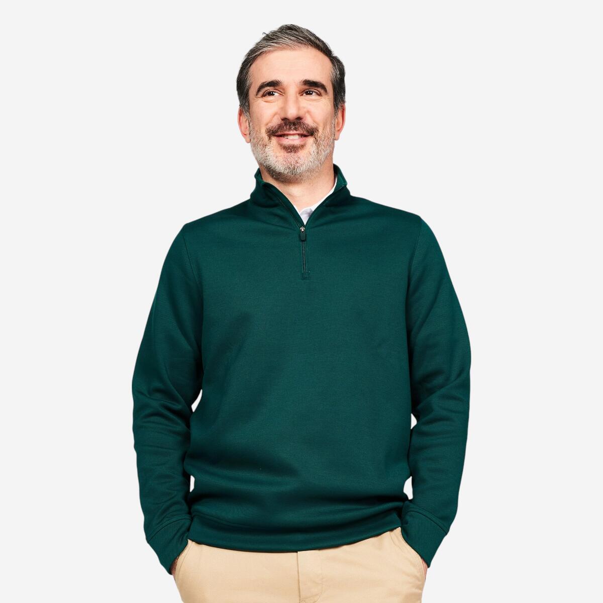 Sweat golf Homme - MW500 vert