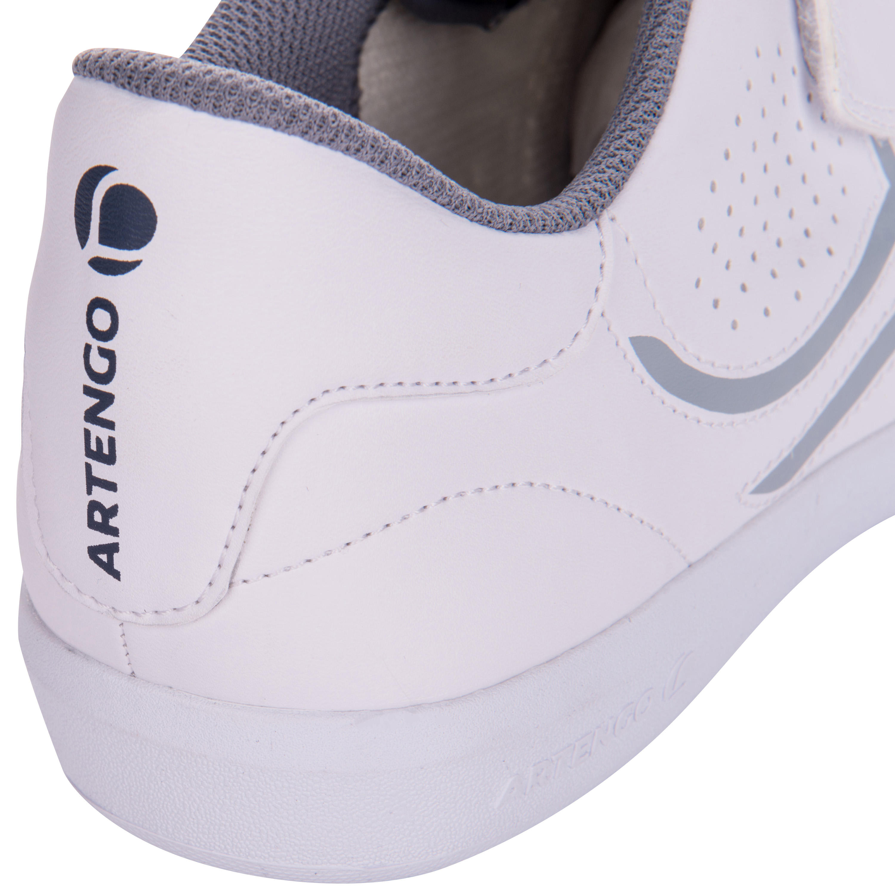 TS700 Tennis Shoes with Strap - White 11/15