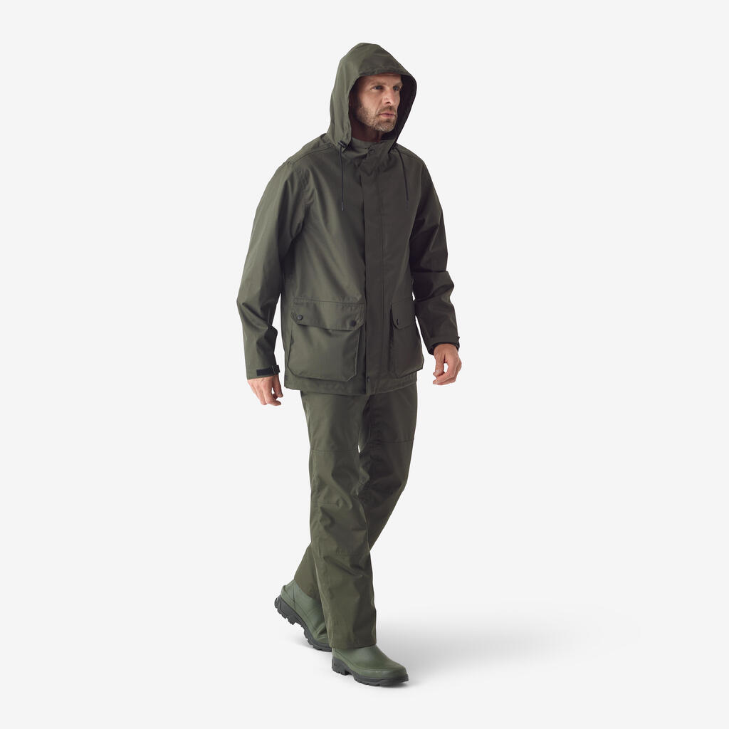 Zelene vodootporne pantalone 500
