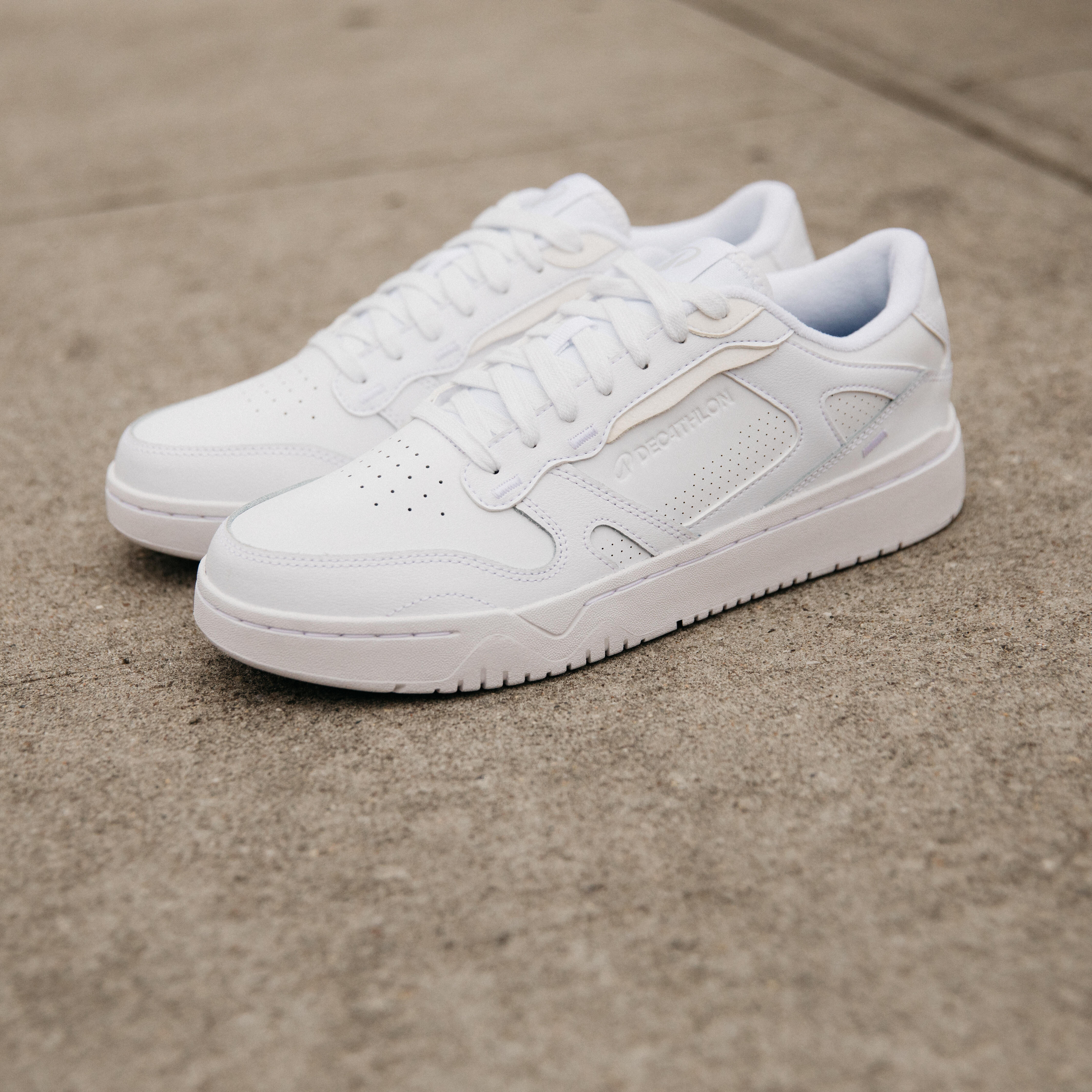 Men's CJ80 Leather Trainers - White - Image 11