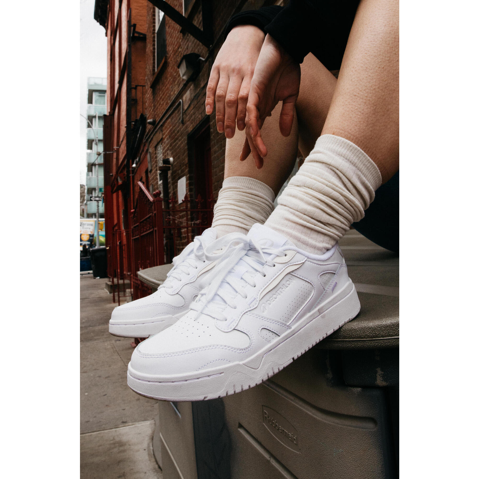 Baskets cj80 femme blanche Decathlon