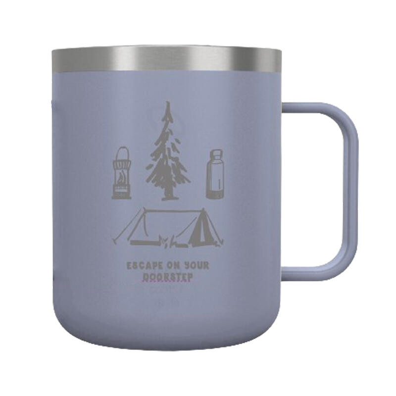 Cană izotermă 900 0,35L din inox, pentru camping, drumeții/trekking Gri