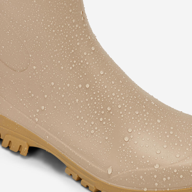 BOTTES DE PLUIE FEMME 100 BEIGE