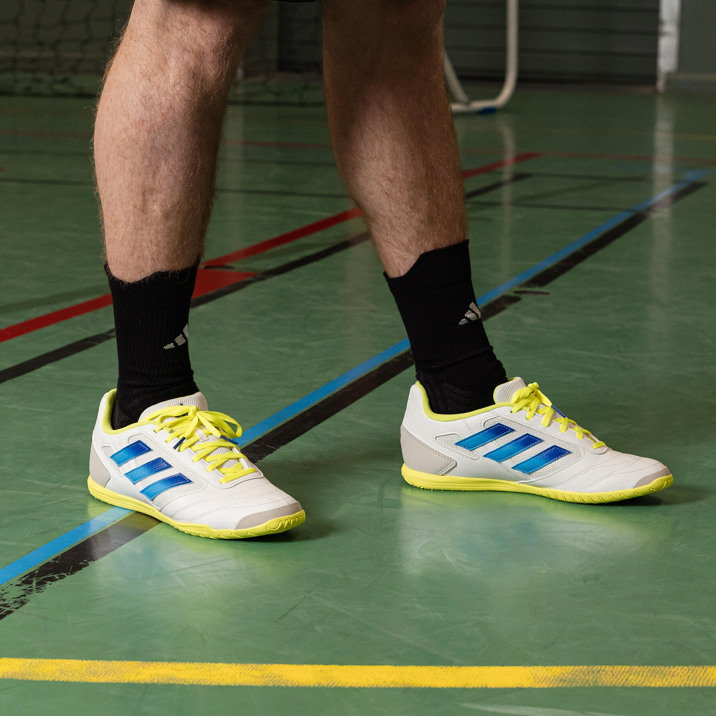 Scarpe futsal uomo ADIDAS SUPER SALA bianche 10/12