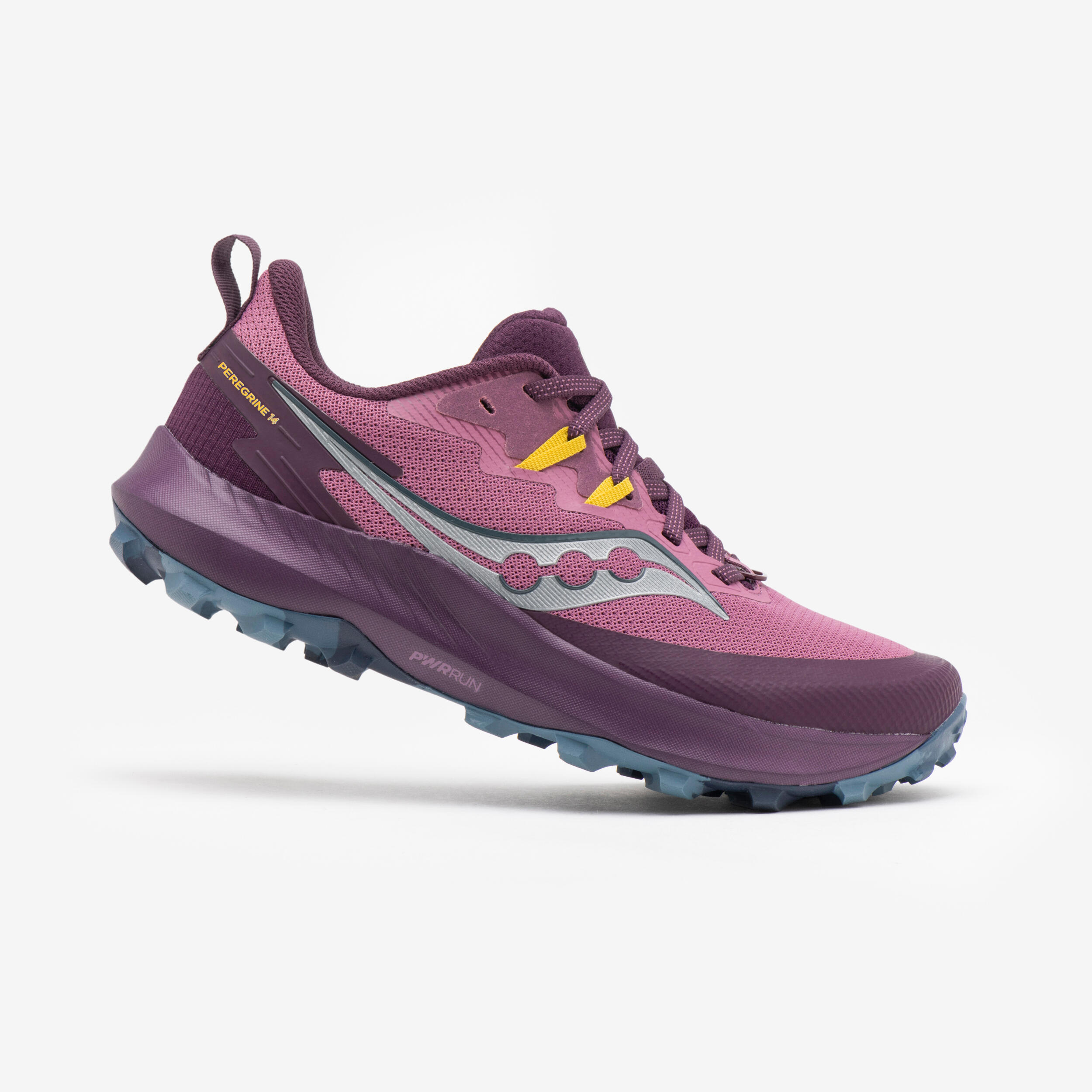 WOMEN'S TRAIL RUNNING SHOES SAUCONY PEREGRINE 14 PURPLE