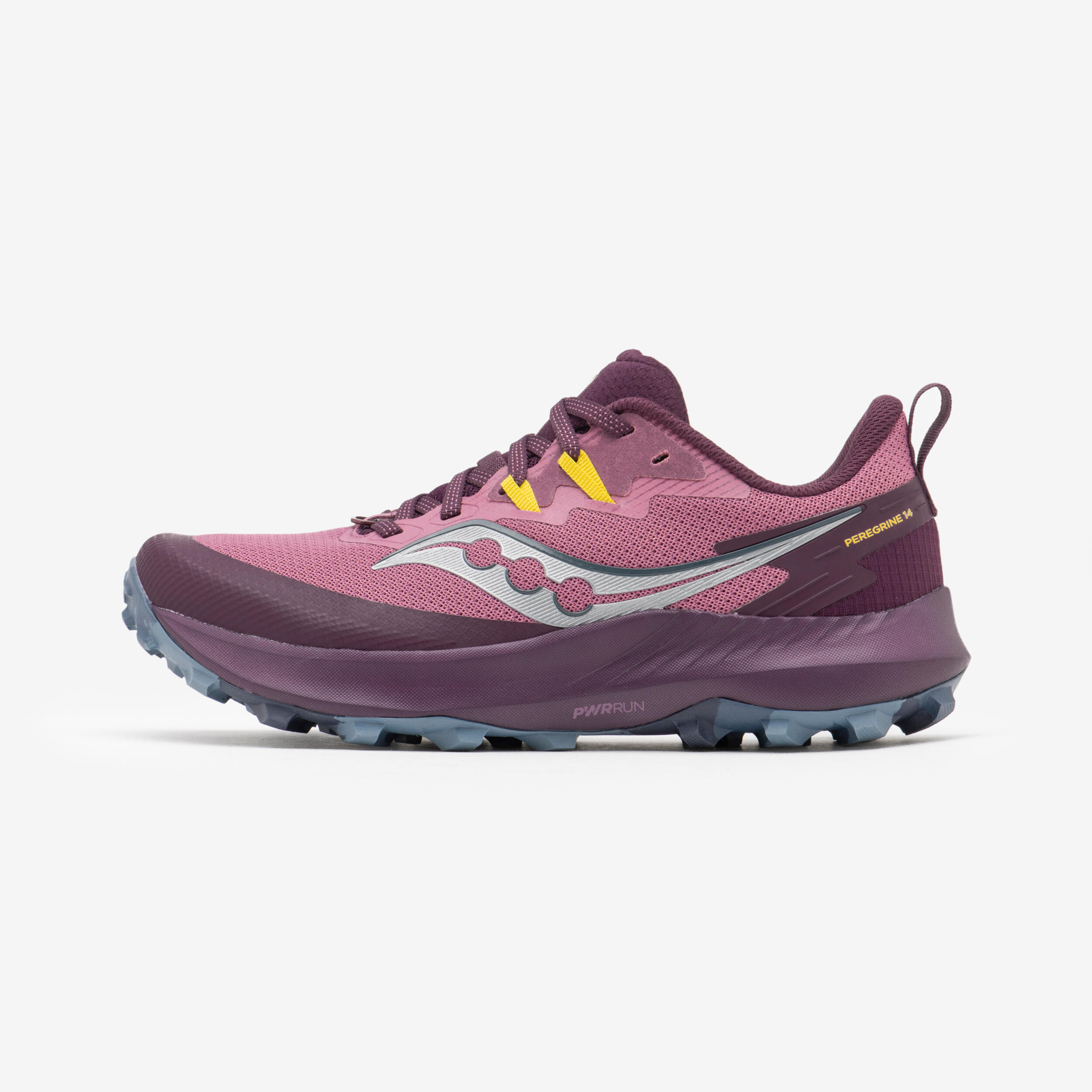 Chaussures de running trail femme, Saucony peregrine 14, violet 2/7