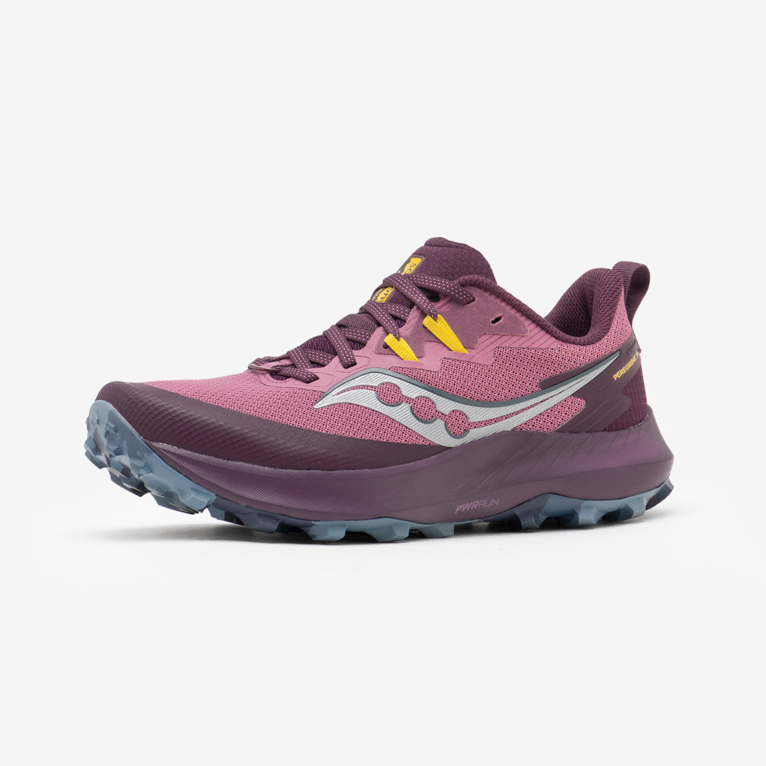 Chaussures de running trail femme, Saucony peregrine 14, violet 3/7
