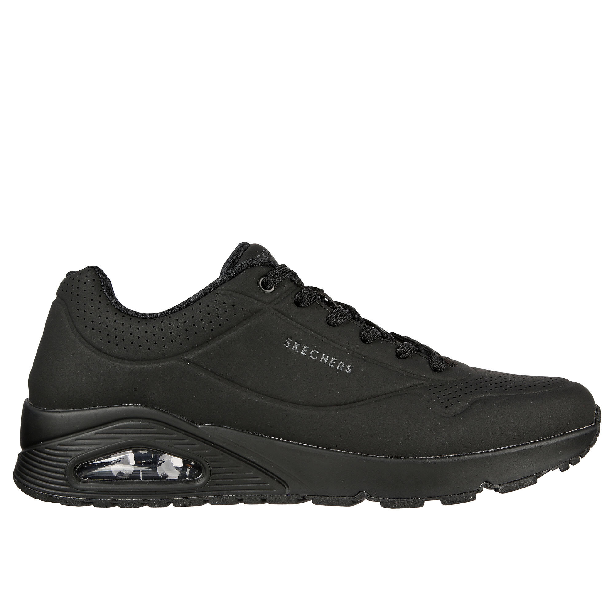 BASKET SKECHERS UNO NOIR HOMME 7/9