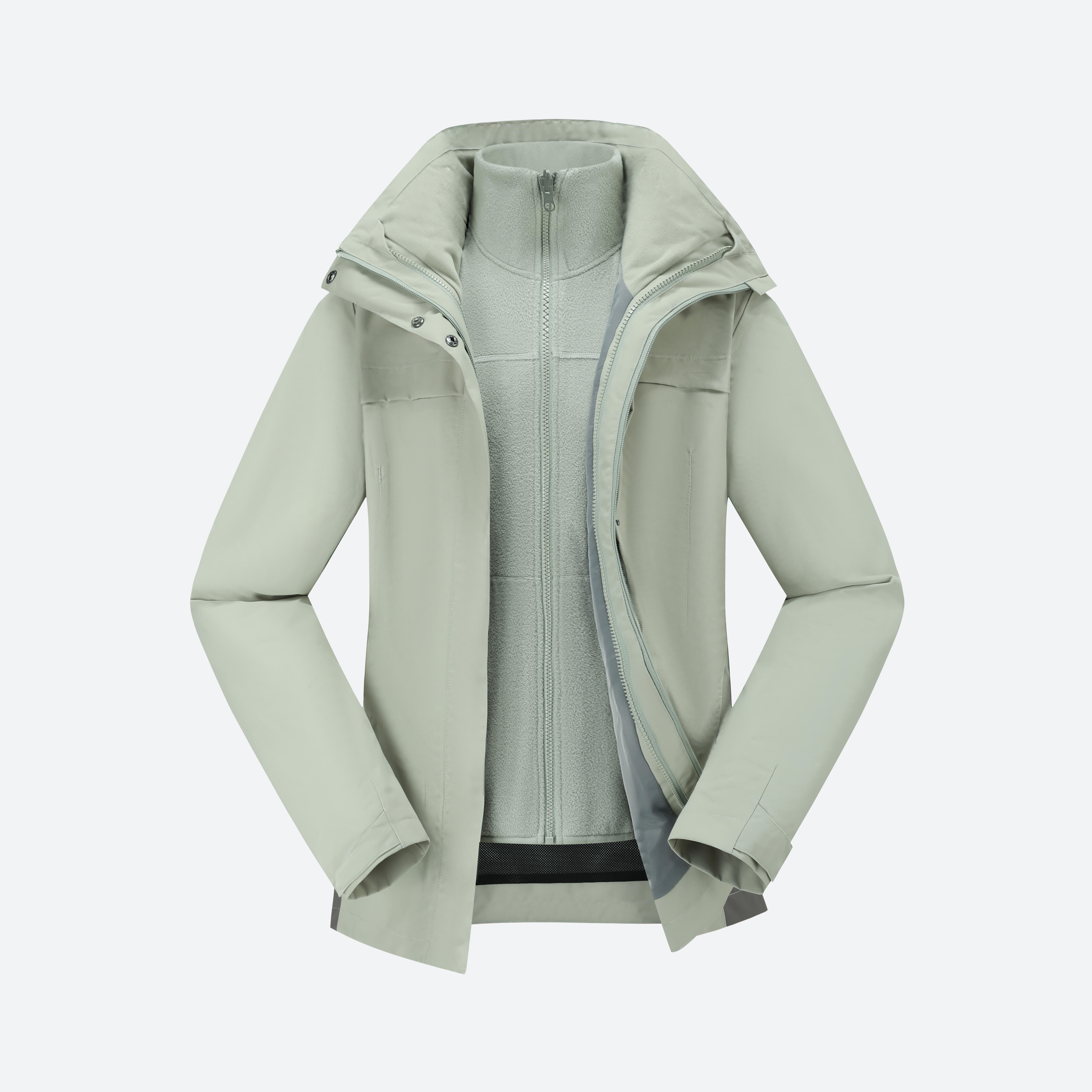 0°C Women's 3in1 Fleece Snow Hiking Jacket - Travel 100