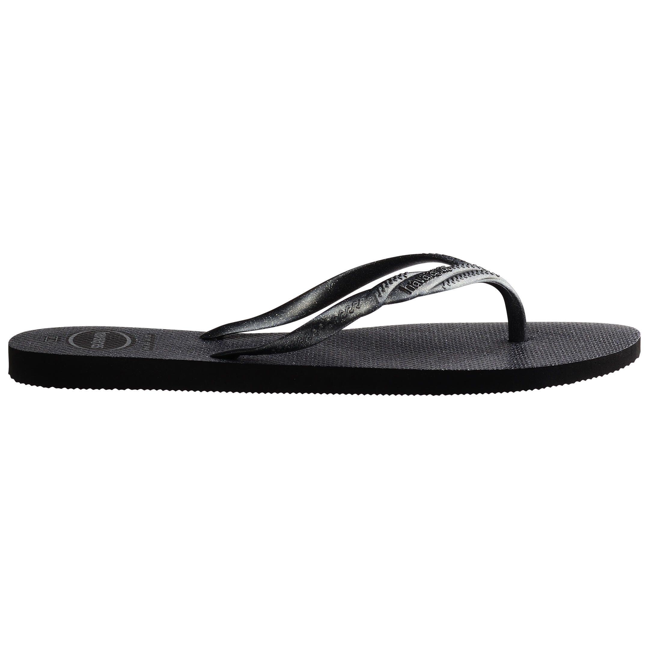 Chancla havainas Fantasía gloss black 3/5