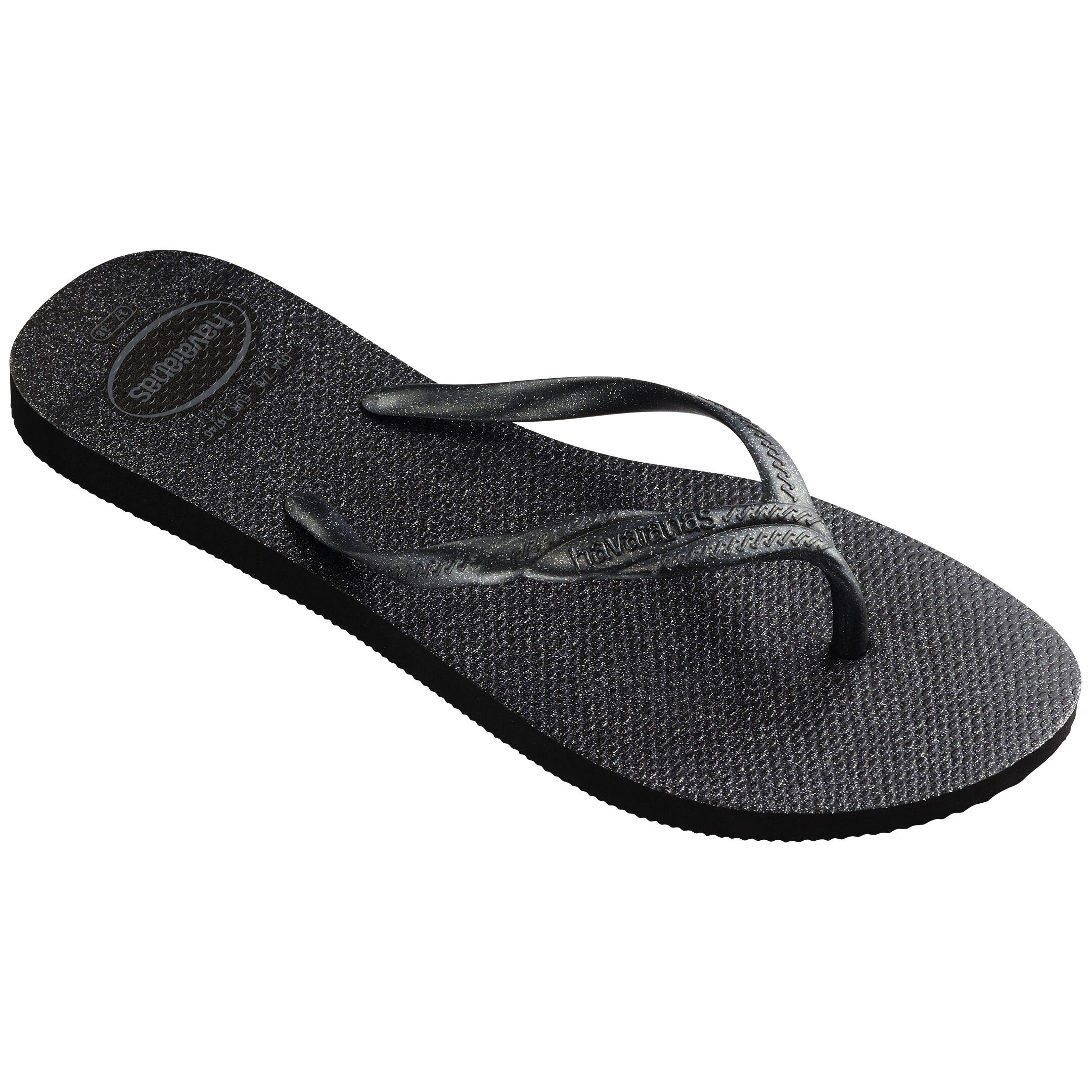 Chancla havainas Fantasía gloss black 1/5