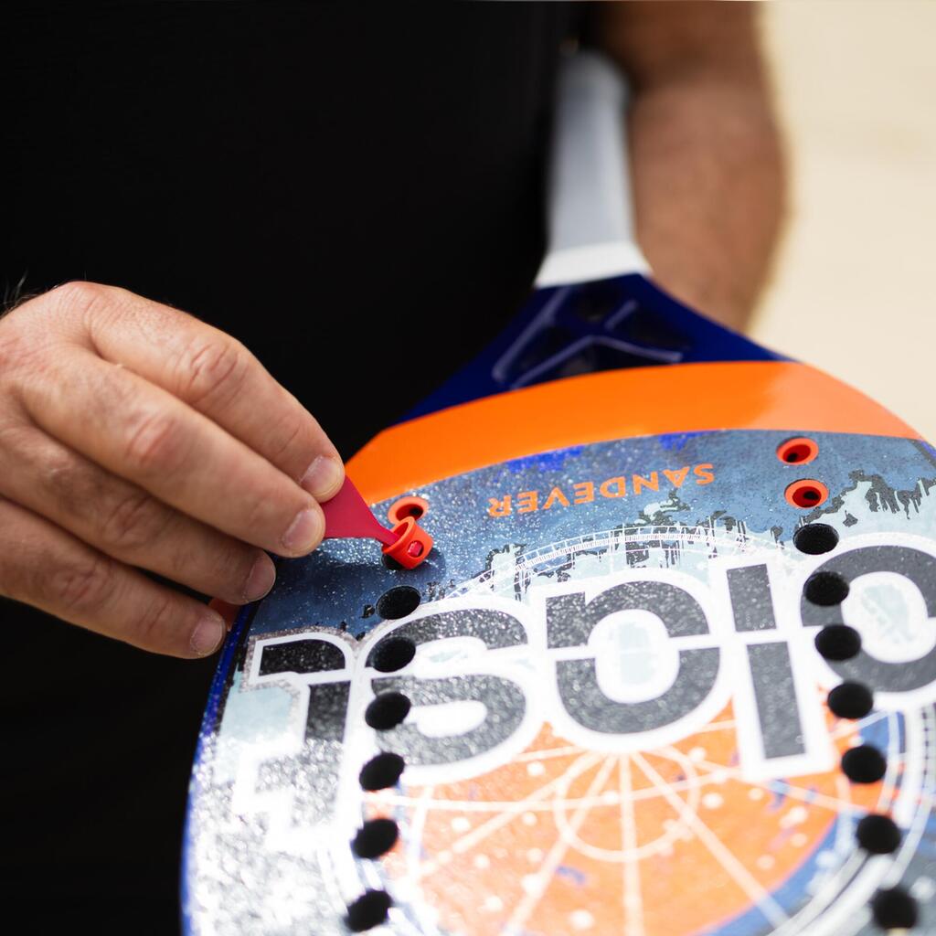Beach Tennis Racket Vibration Dampener - Red