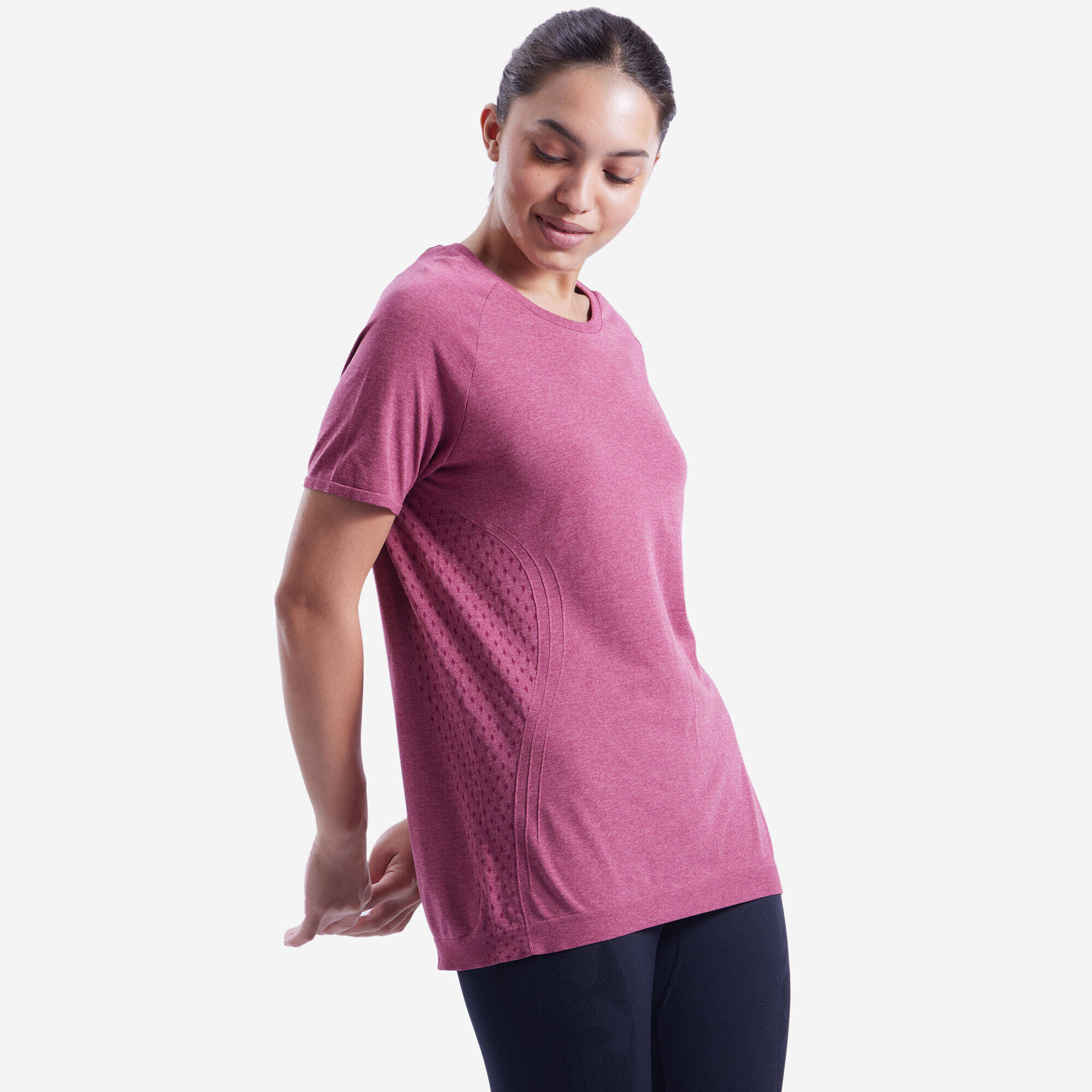 Women's Short-Sleeved Dynamic Yoga T-Shirt -  1