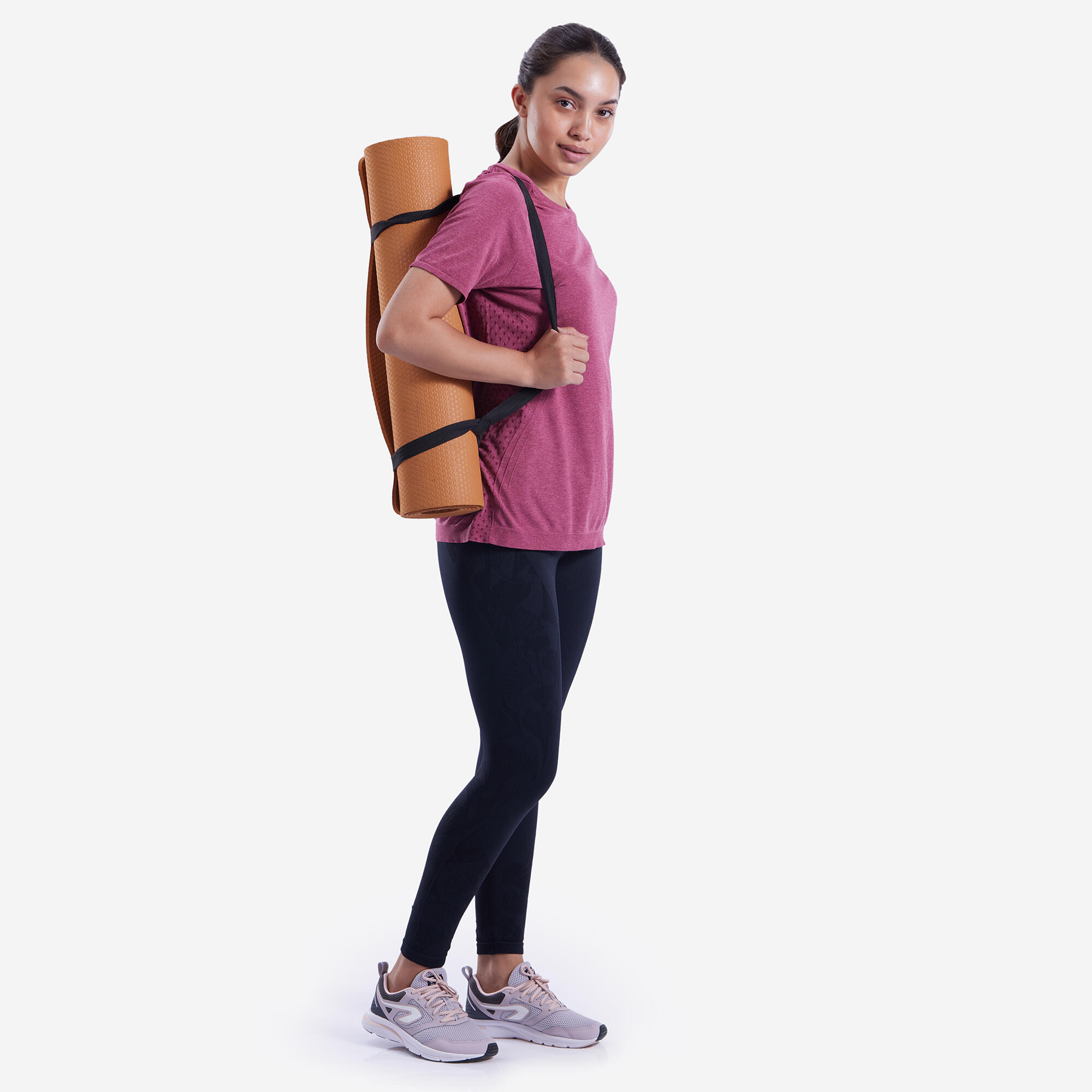 Women's Short-Sleeved Dynamic Yoga T-Shirt