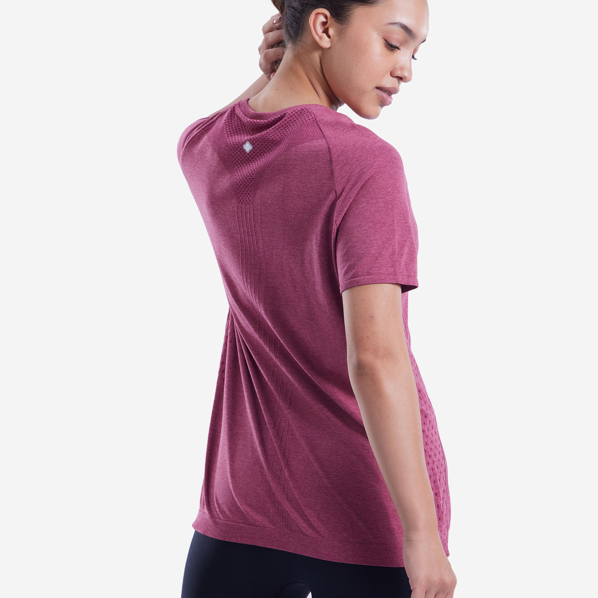 Women's Short-Sleeved Dynamic Yoga T-Shirt