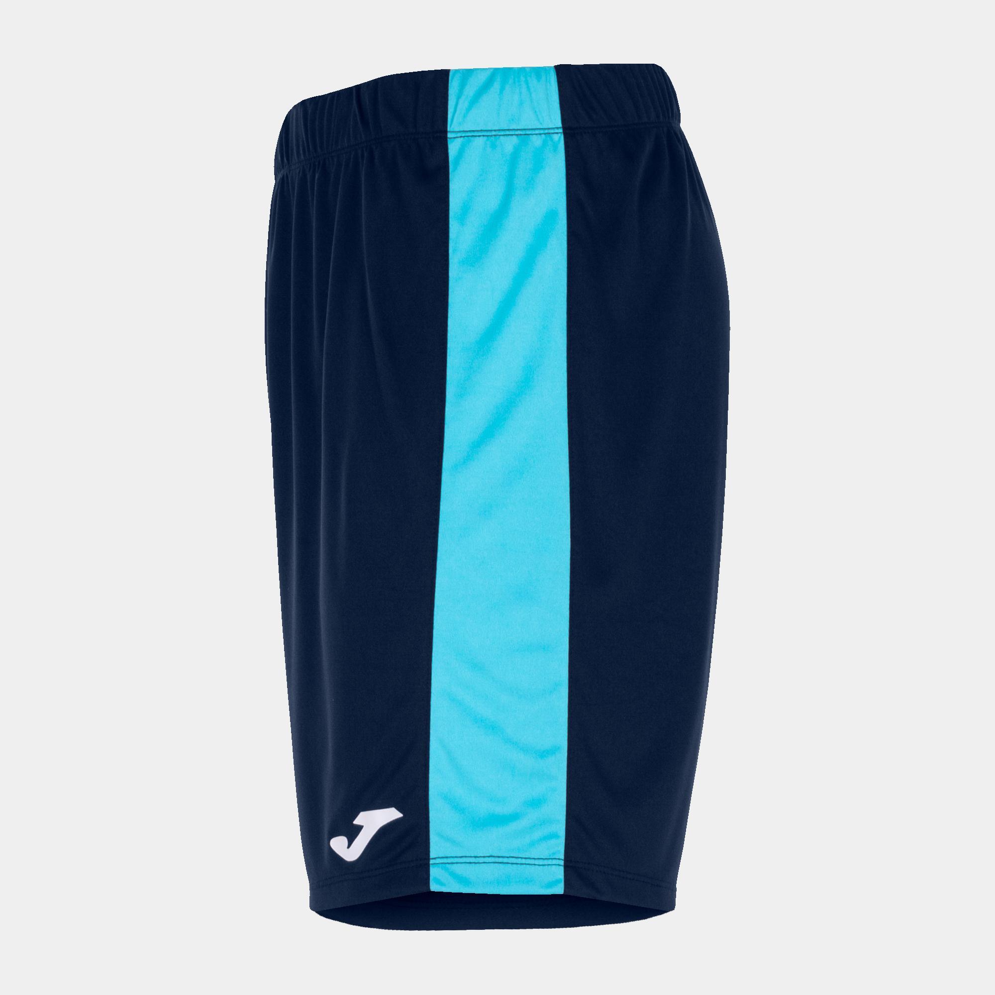 Pantalons curts de futbol Joma Adult Blau Marí 3/6