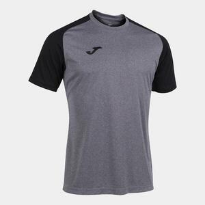 Camiseta futbol academy IV Joma gris - negro - CD