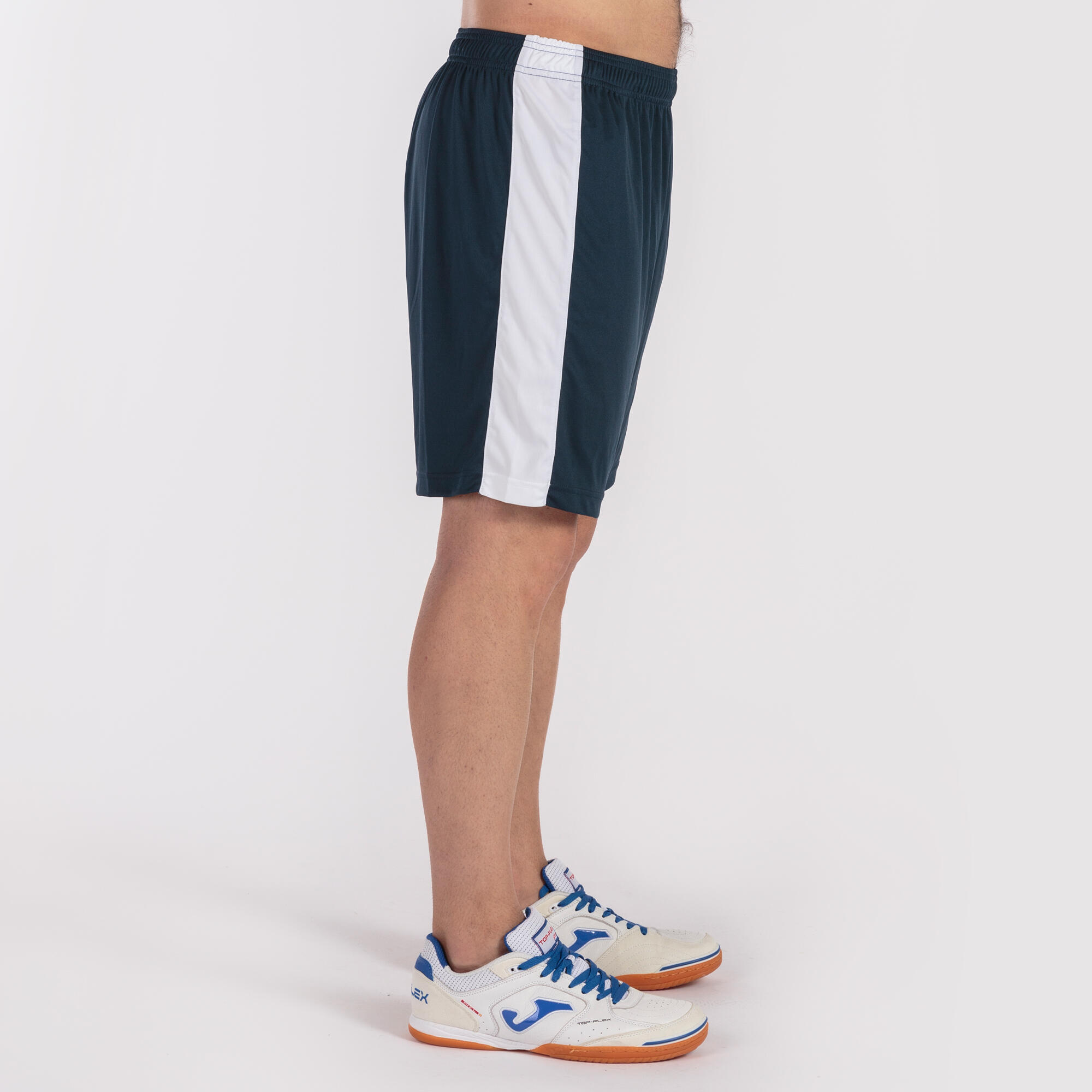 Pantalón corto de fútbol Joma Adulto Azul Marino/Blanco - CD 3/6