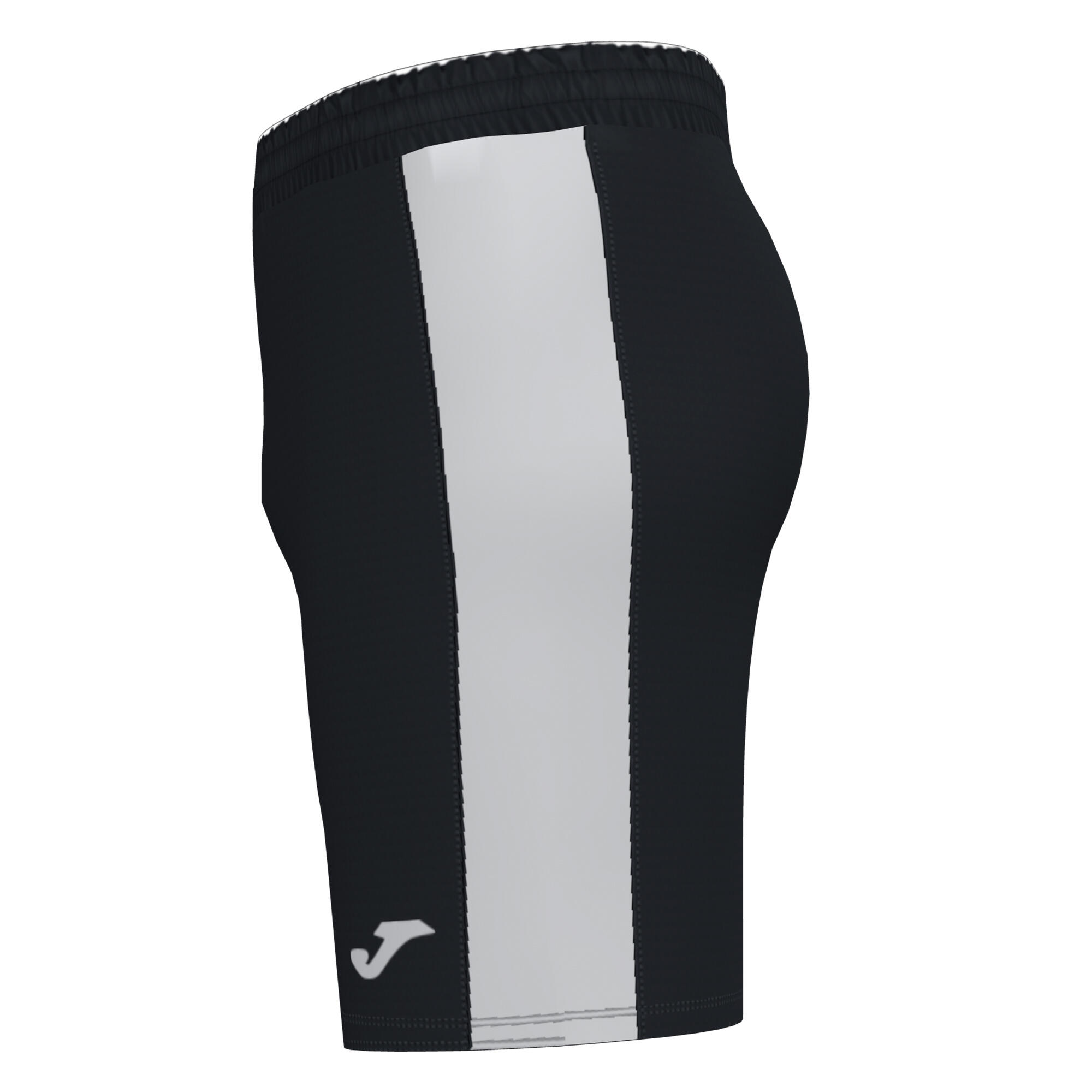 Pantalón corto de fútbol Joma Adulto Negro/Blanco - CD 5/5