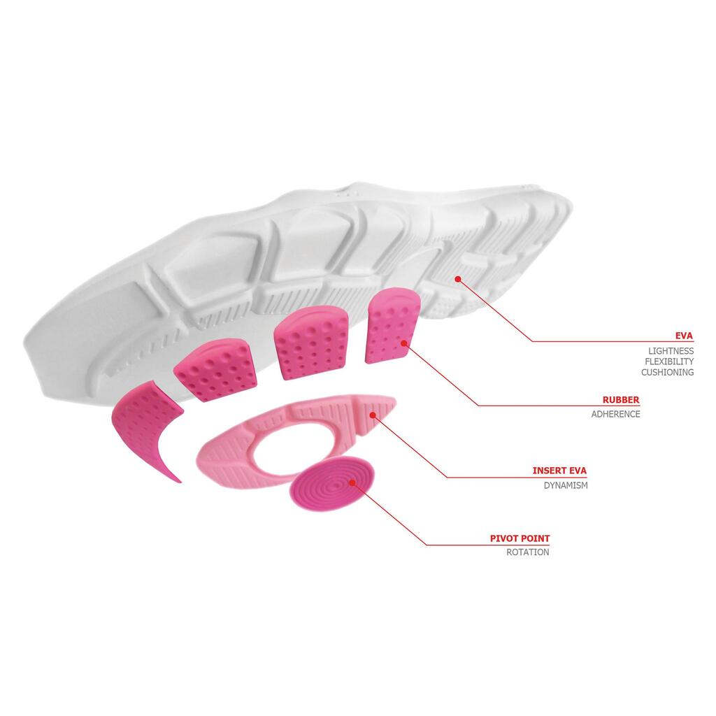 Fitnessschuhe 360+ Damen schwarz/rosa