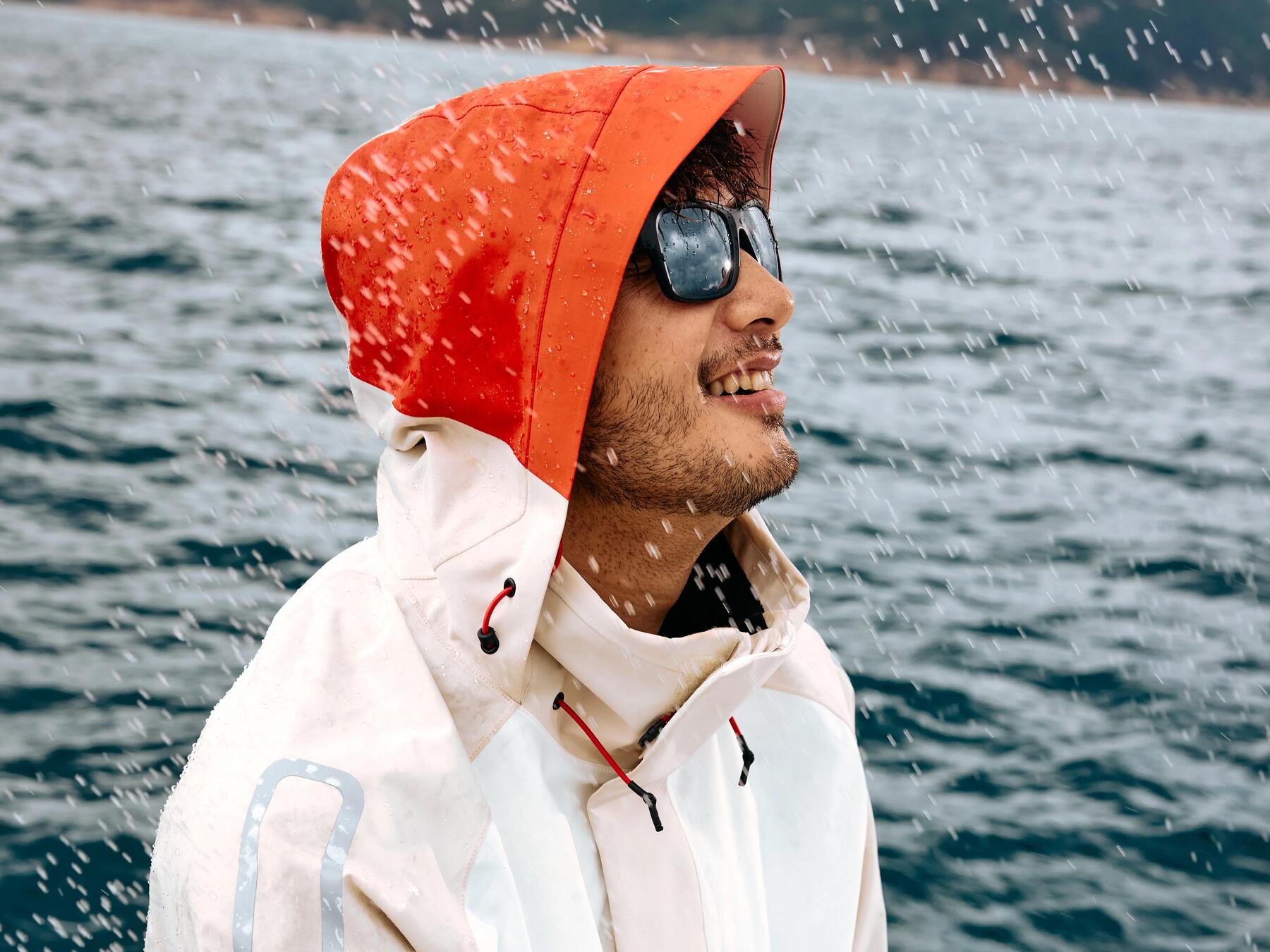 sports d'eau sous la pluie