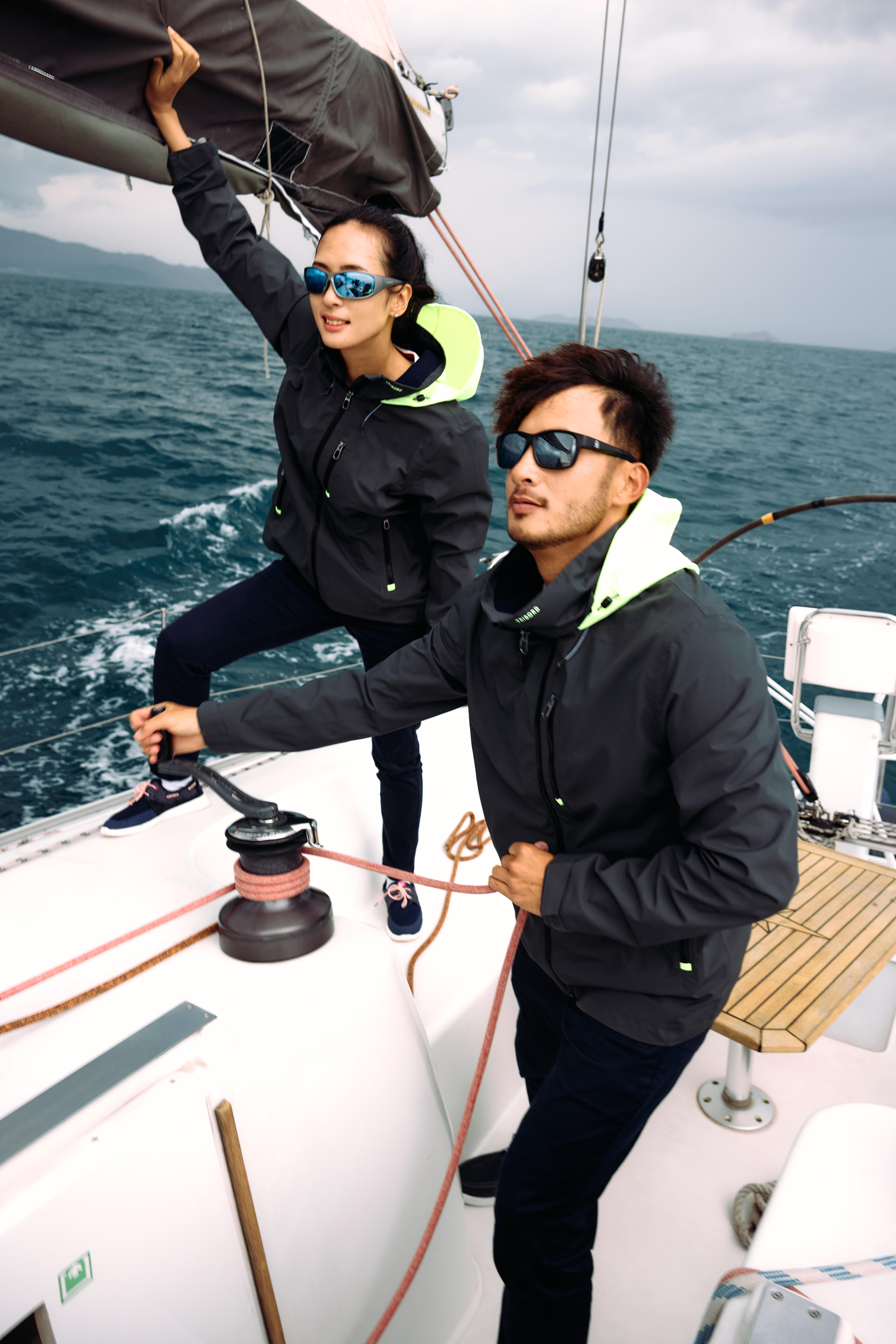 Men’s Waterproof and Windproof Sailing Jacket, 500  - DECATHLON