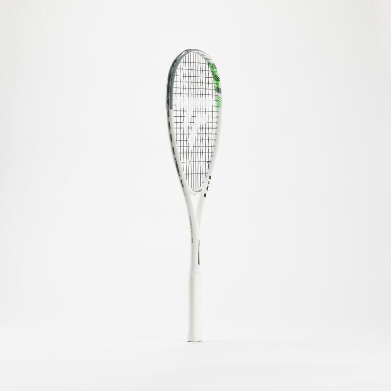 Raquette de squash Tecnifibre slash 135 blanche.