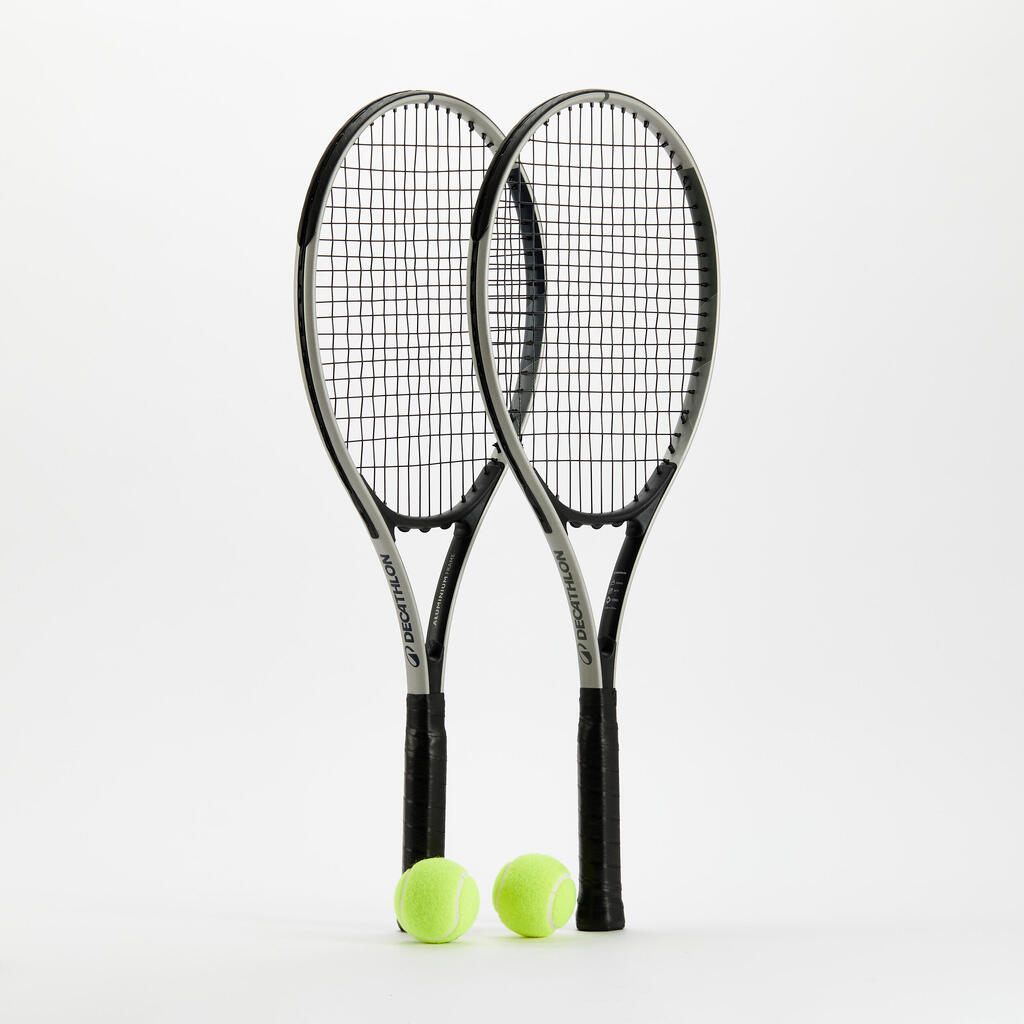 Komplet za tenis za odrasle - 2 reketa + 2 loptice + 1 torba