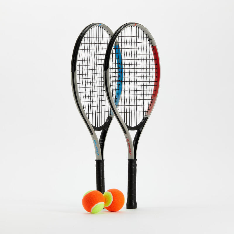 Set 2 Raquettes de tennis enfant Essential jr 21"  2 Balles 1 housse