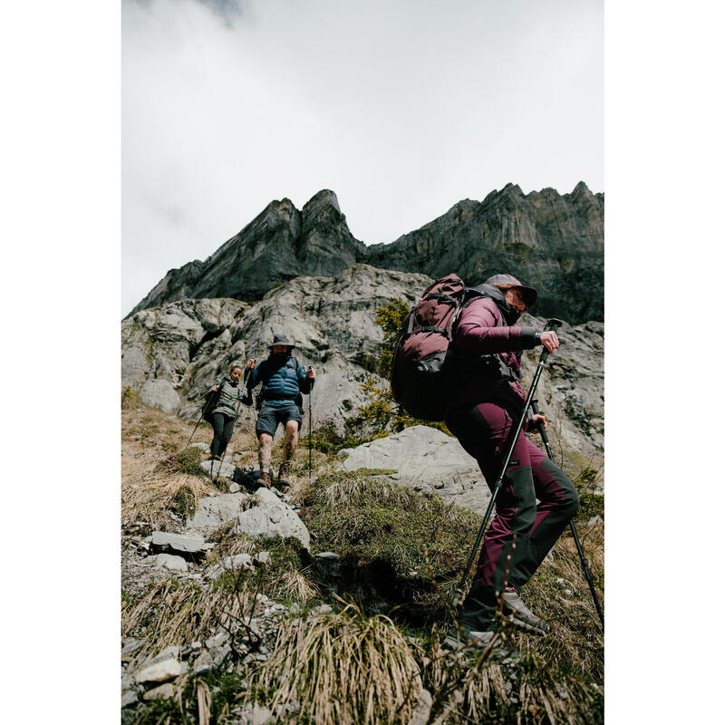 Pantalon Hidrofob Trekking la munte MT900 Damă 