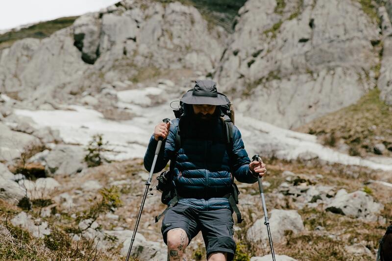 Kurtka trekkingowa męska puchowa Forclaz MT500 - 10°C