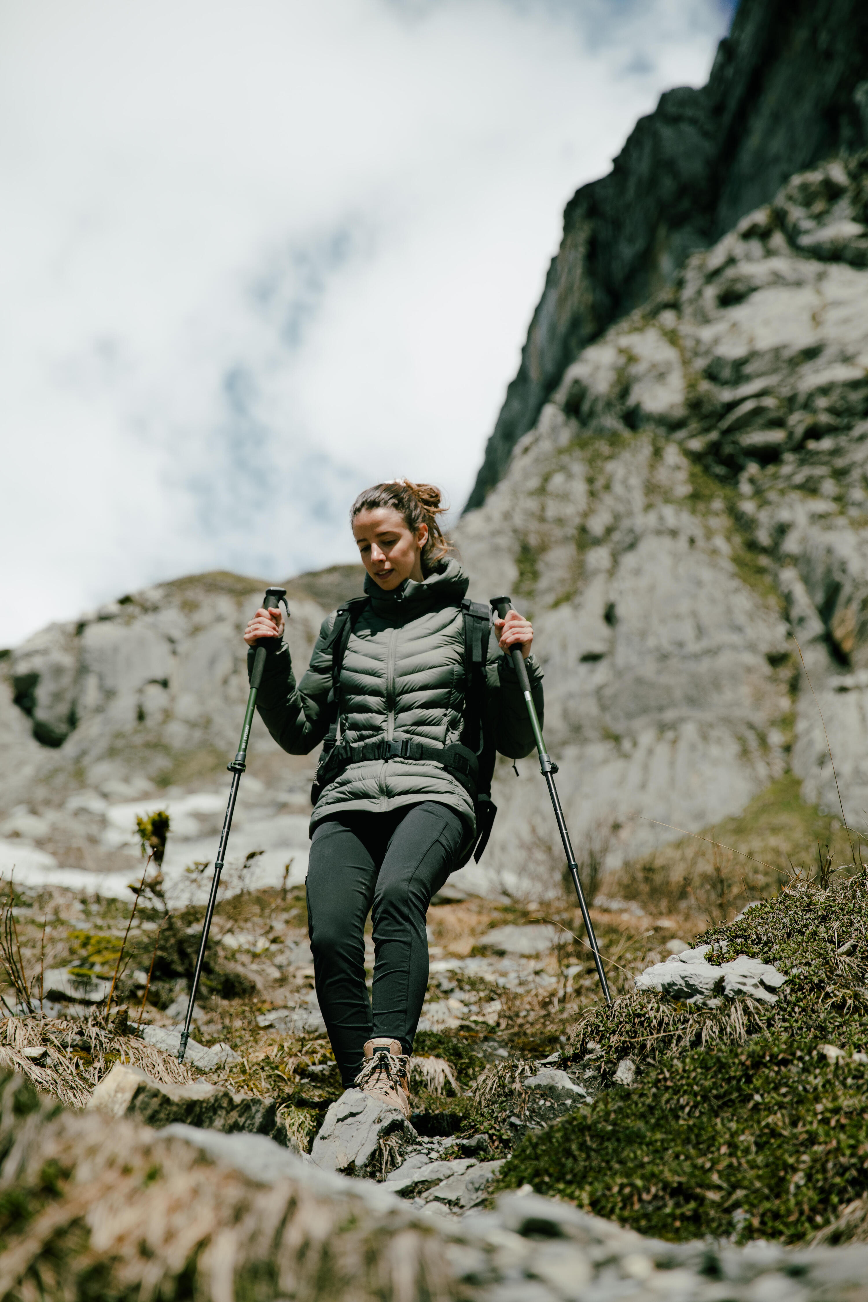 Doudoune à capuche en duvet de trek montagne - MT500 -10 °C - Femme 10/14