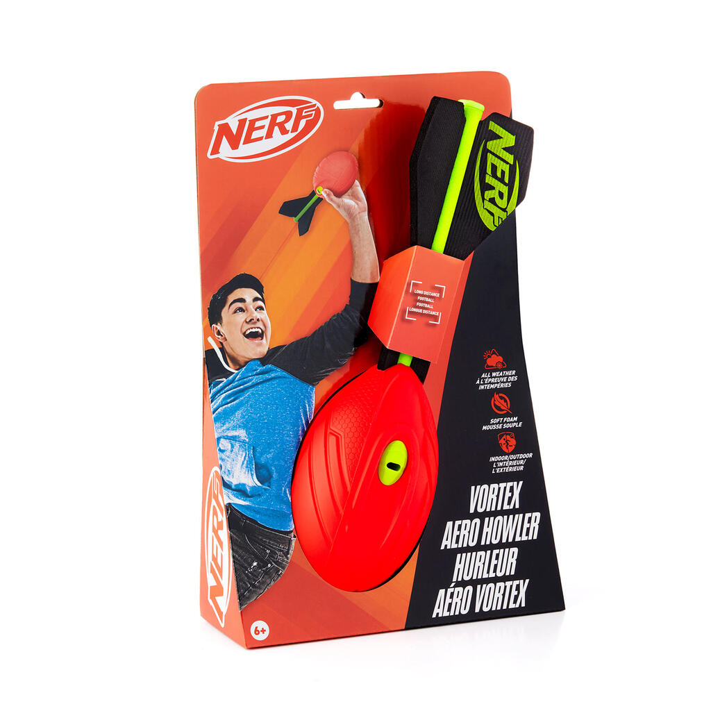 Narandžasta ili zelena dečja lopta VORTEX NERF (32 cm)