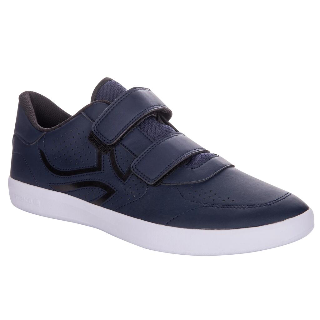 Tennisschuhe TS100 Multicourt Klettverschluss Herren weiß
