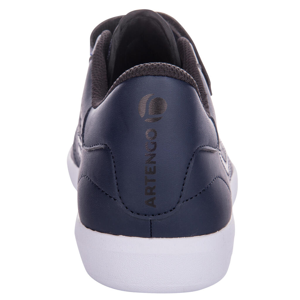 Tennisschuhe TS100 Multicourt Klettverschluss Herren weiß