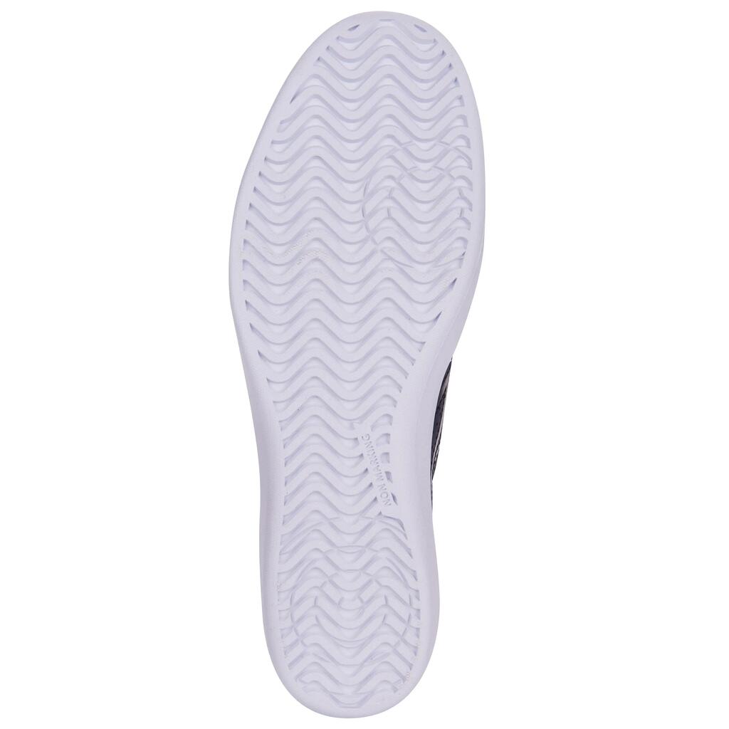Tennisschuhe TS100 Multicourt Klettverschluss Herren weiß