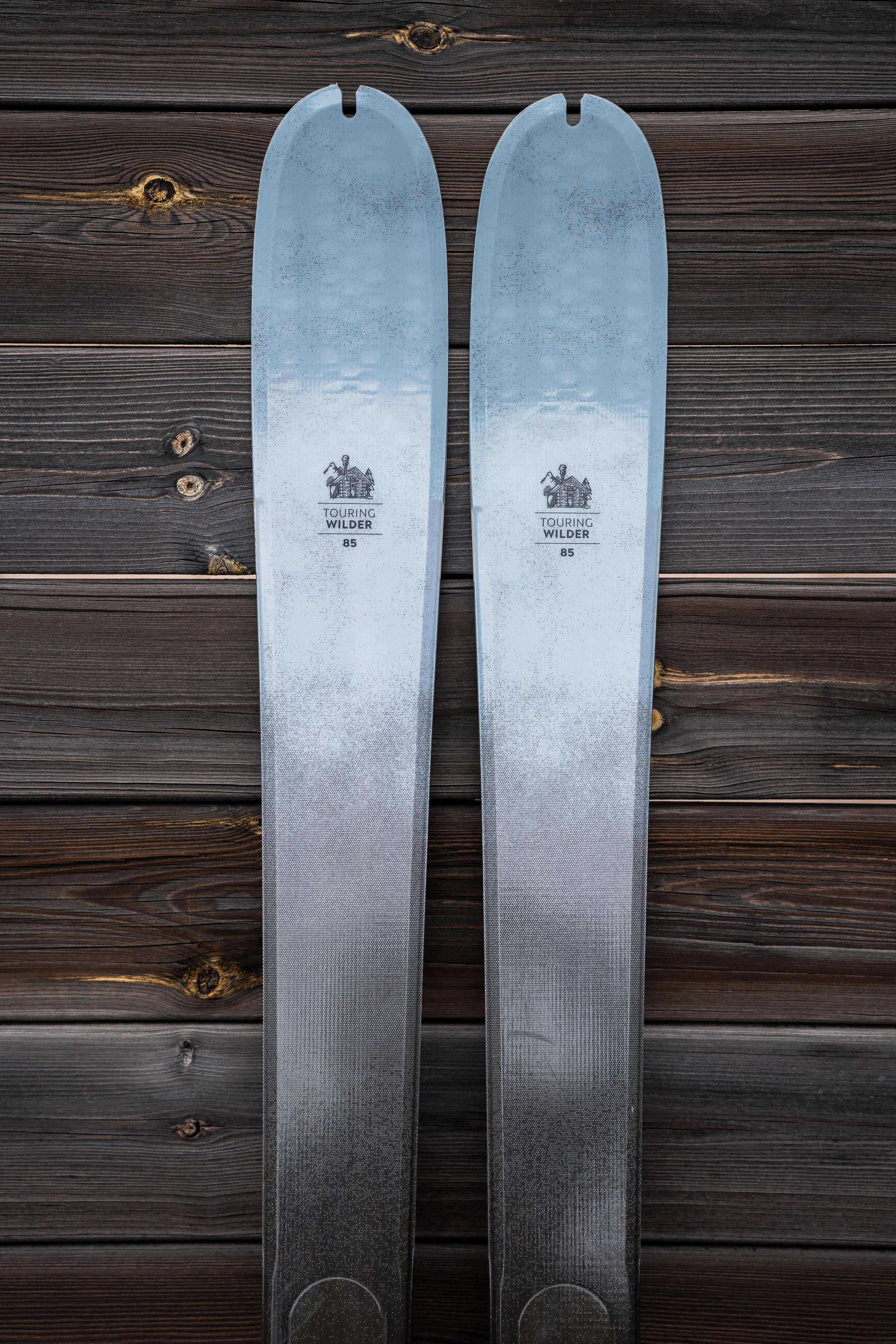 Ski de randonnée avec fixations et peaux, Wilder 85 14/24