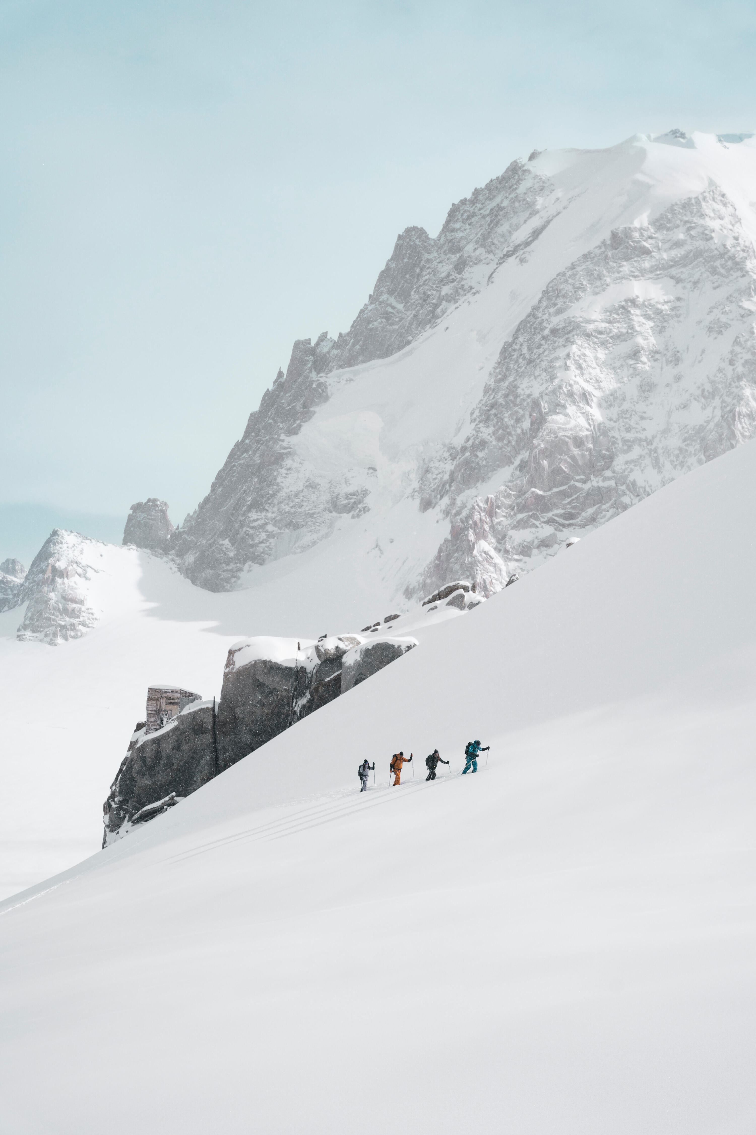 Ski de randonnée avec fixations et peaux, Wilder 95 18/23