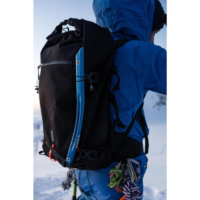 Rucsac schi / snowboard freeride Roll top, Robust Freeride 30L Negru