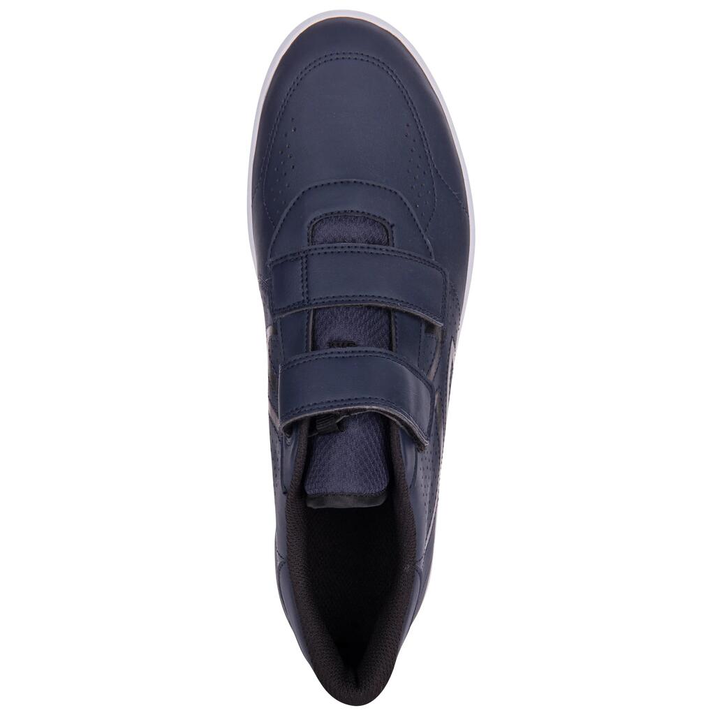 Tennisschuhe TS100 Multicourt Klettverschluss Herren weiß