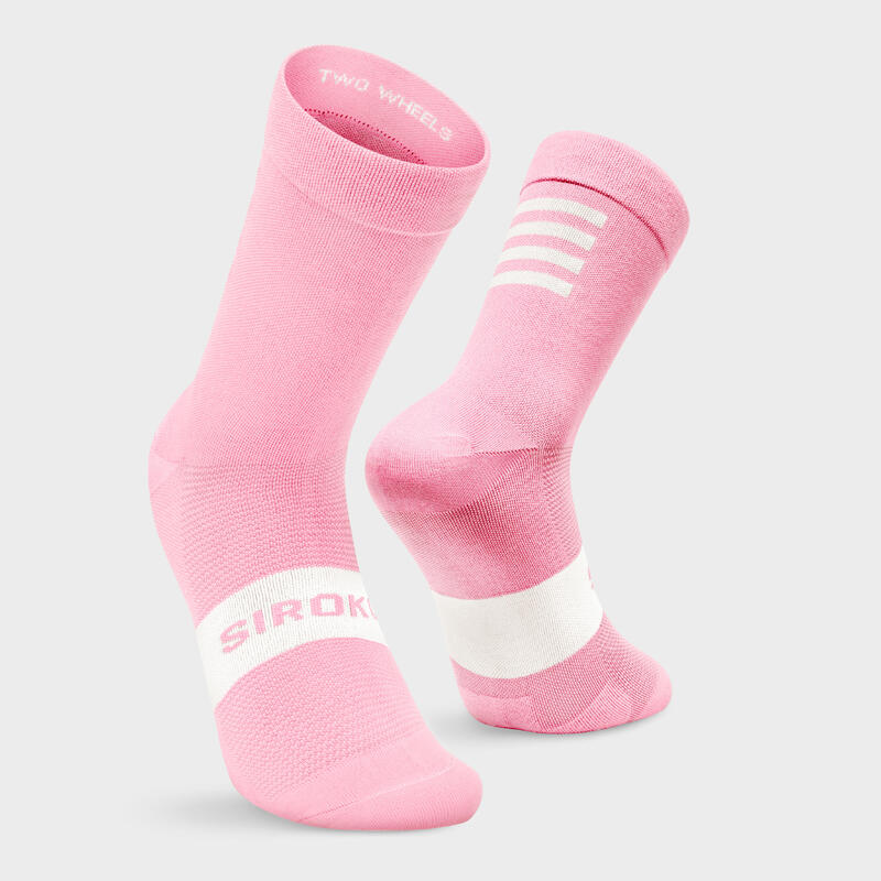 Calcetines ciclismo Siroko S1 Pink Agnello