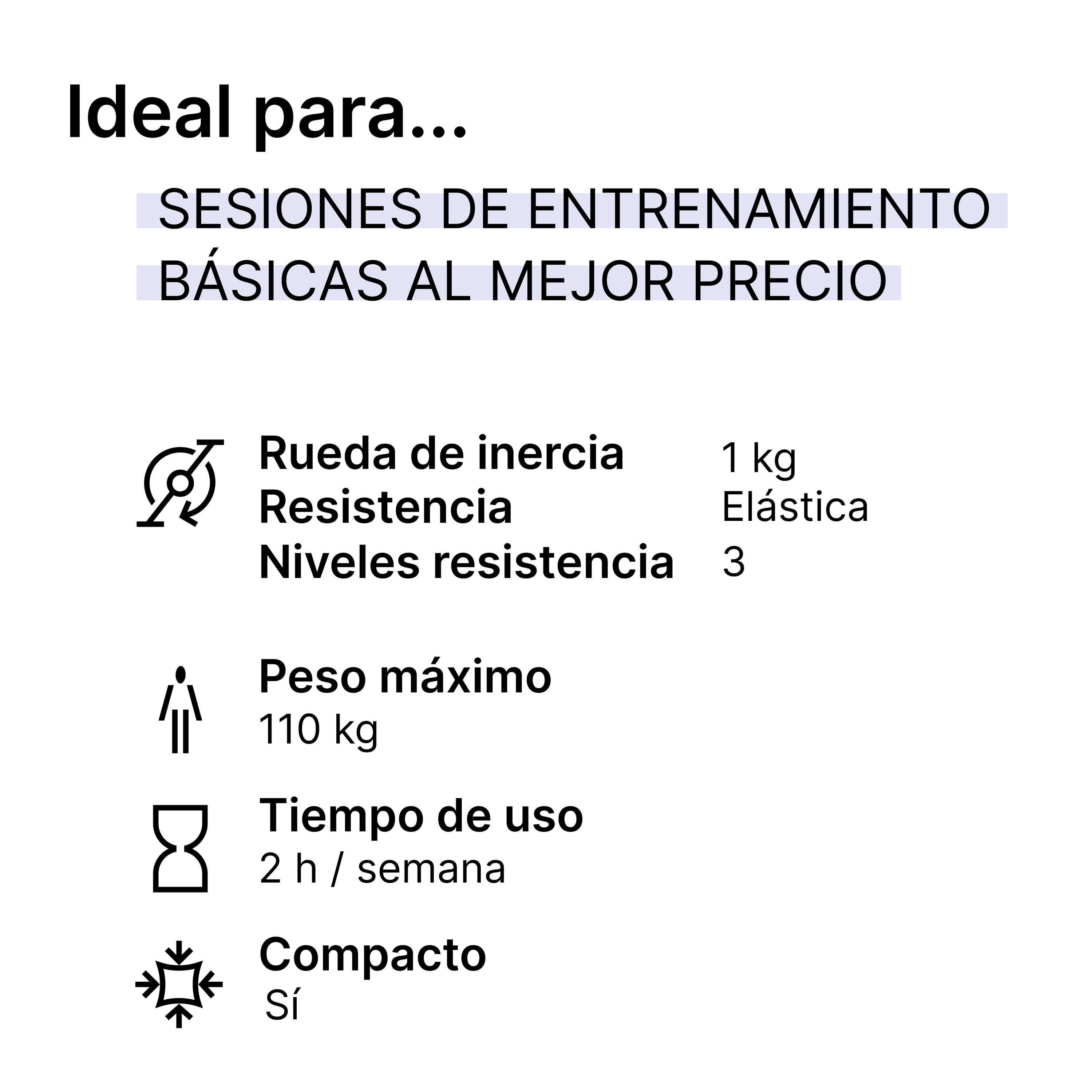 Máquina de remo Domyos 100 2/11
