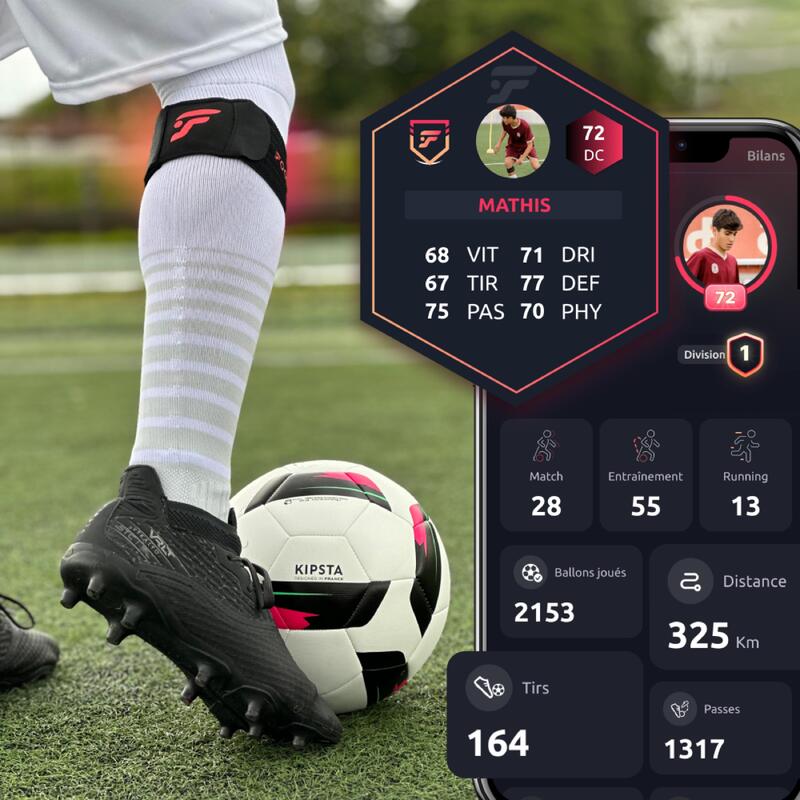 Fussball Aktivitätstracker - FOOTBAR Meteor Sensor FOOTBAR - DECATHLON
