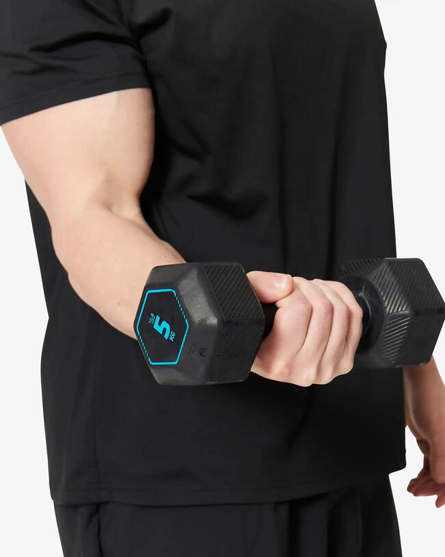 MANUBRIO ESAGONALE HEX DUMBBELL CROSS TRAINING 5 KG