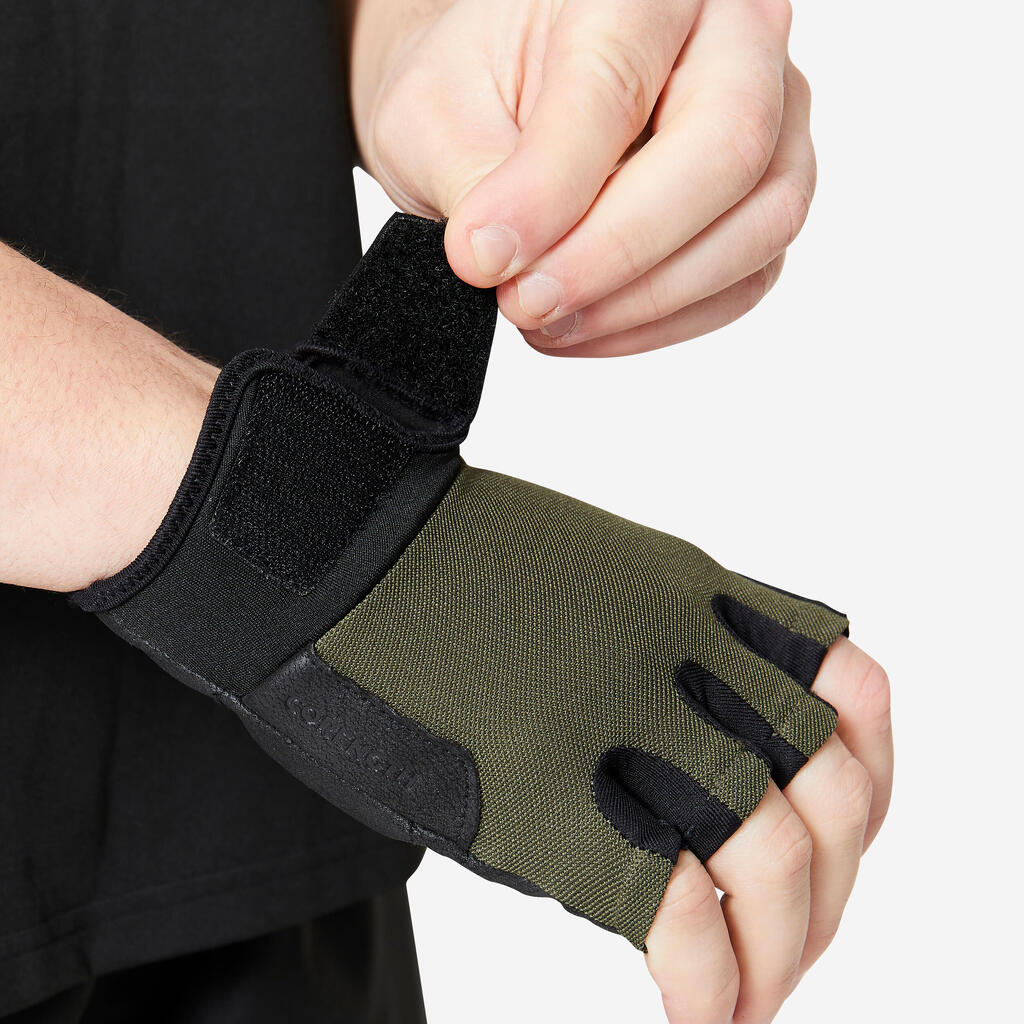 Gants musculation confort - Noir