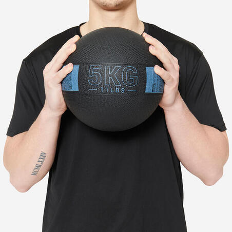 Медбол 5 кг чорний