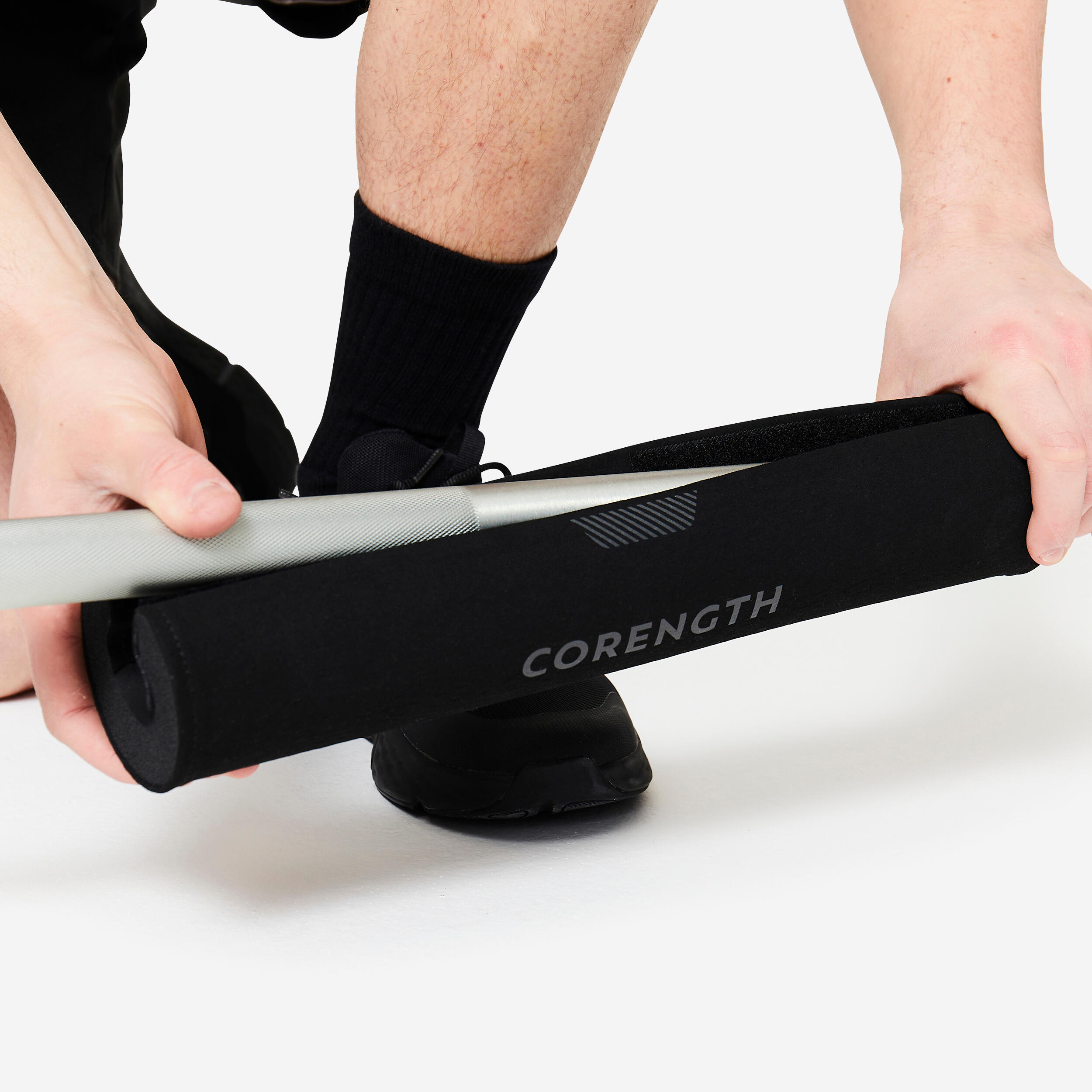 Strength Training Foam Squat Pad - Black - DOMYOS