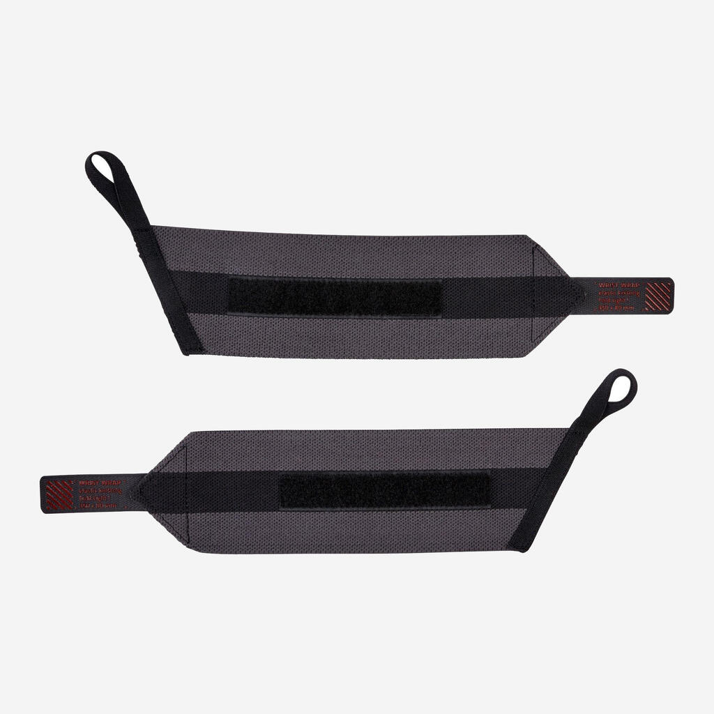 Weight Training Wrist Straps - Dark Grey