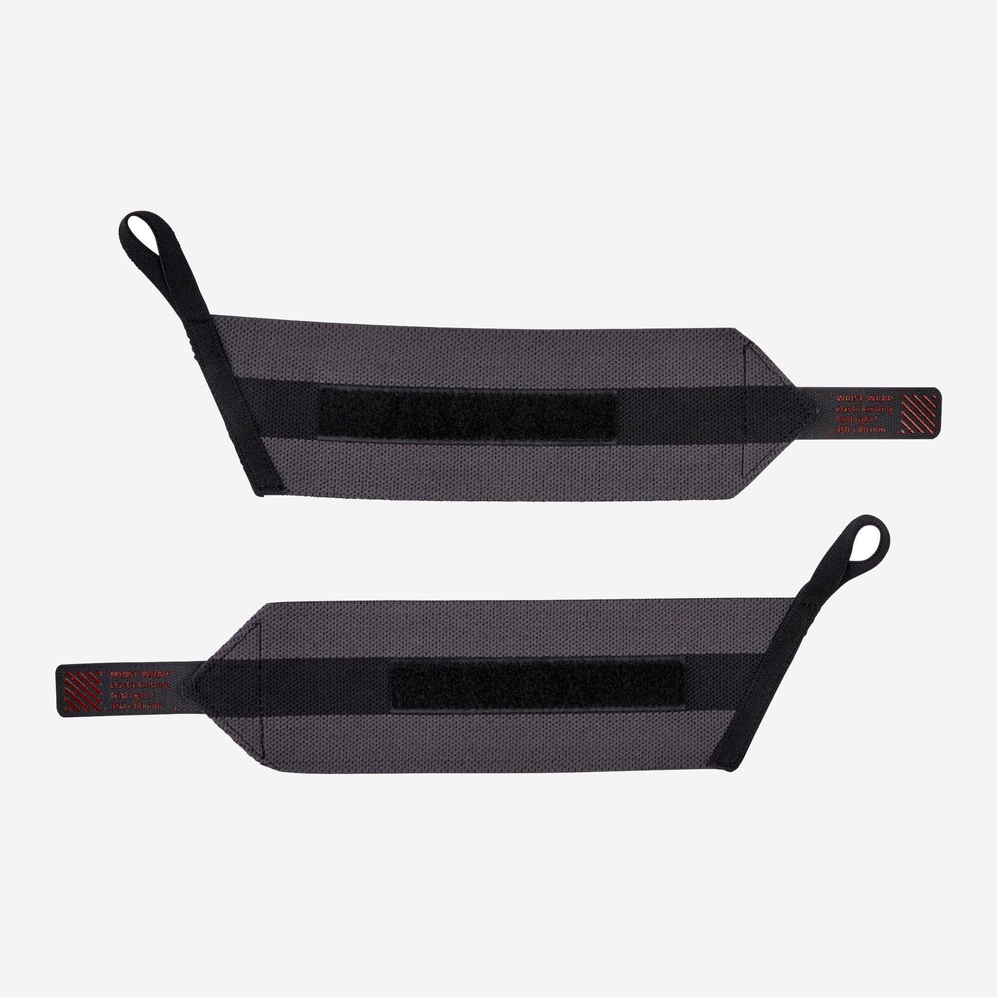 Poignet de force musculation, gris foncé 2/5